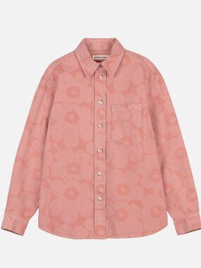 NEW MARIMEKKO maridenim vaihe unikko jean shirt in pink